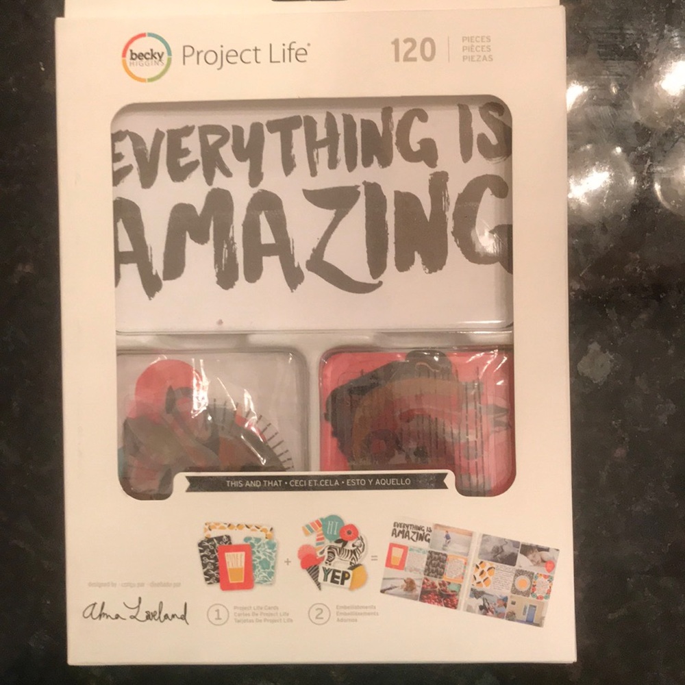 Project Life This and That cards & emvelishments